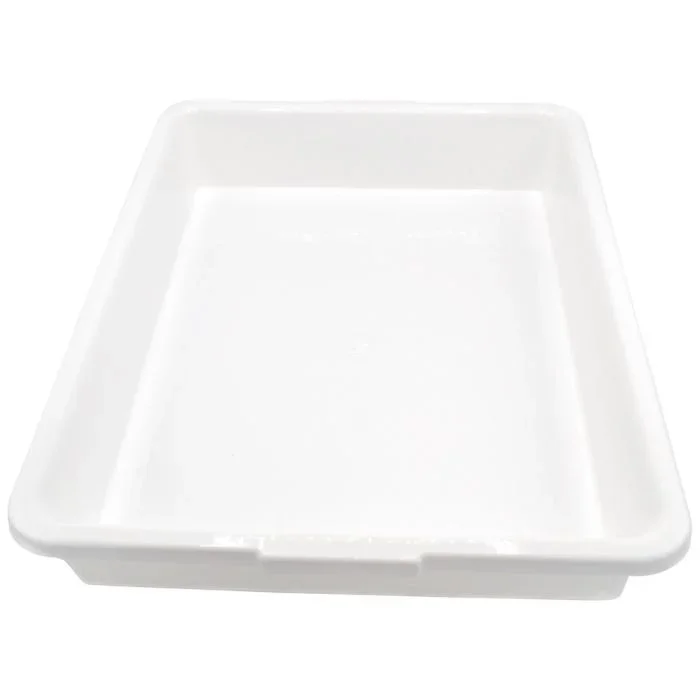 Eisco Labs Laboratory Tray, Polypropylene, 17-1/2 Inches, White