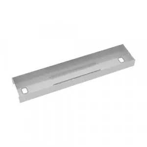 Elev8 lower cable channel with cover for back-to-back 1400mm desks – silver