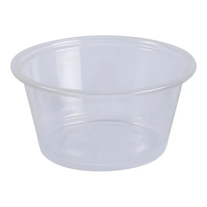 Empress Plastic Portion Cups, 3-1/4 Ounces, Clear, Pack of 2500