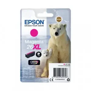 Epson 26XL Polar Bear Ink Cartridge High Yield Magenta C13T26334012