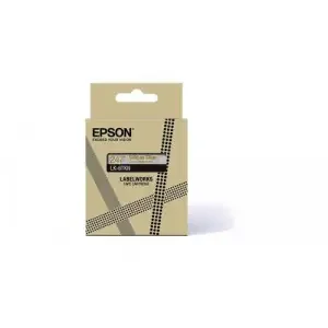 Epson LK-6TKN Metallic Tape Clear/Gold 24mm (9m) C53S672098