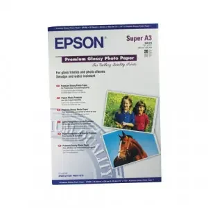 Epson Premium Glossy Photo Paper A3+ 255gsm (Pack of 20) C13S041316