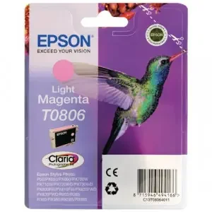 Epson T0806 Hummingbird Light Magenta Standard Capacity Ink Cartridge 7ml – C13T08064011