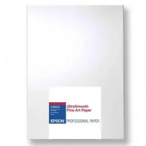 Epson Ultrasmooth (A3+) Fine Art Paper 325gsm (1 x Pack of 25 Sheets) C13S041896 C13S041896