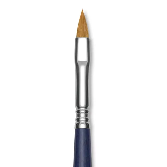 Escoda Chronos Brush – Long Handle, Filbert, Size 8