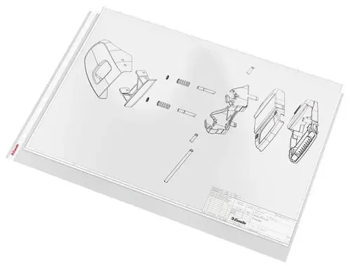 Esselte Multi Punched Pocket Polypropylene A3 75 Micron Top Opening Landscape Clear (Pack 10) 47182