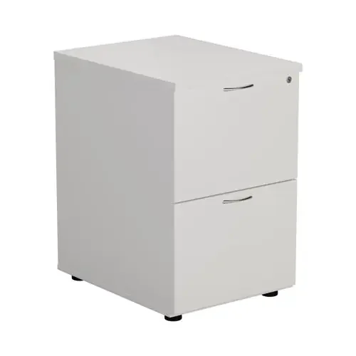Essentials Filing Cabinet 2 Drawer (FSC) White