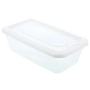 Essentials Plastic Storage Boxes with Lids