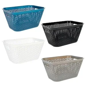 Essentials Rectangular Plastic Basket, 1-ct.