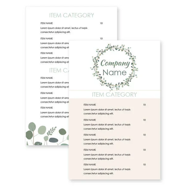 Eucalyptus Rose 5-1/2″x8-1/2″ Rectangle Vertical