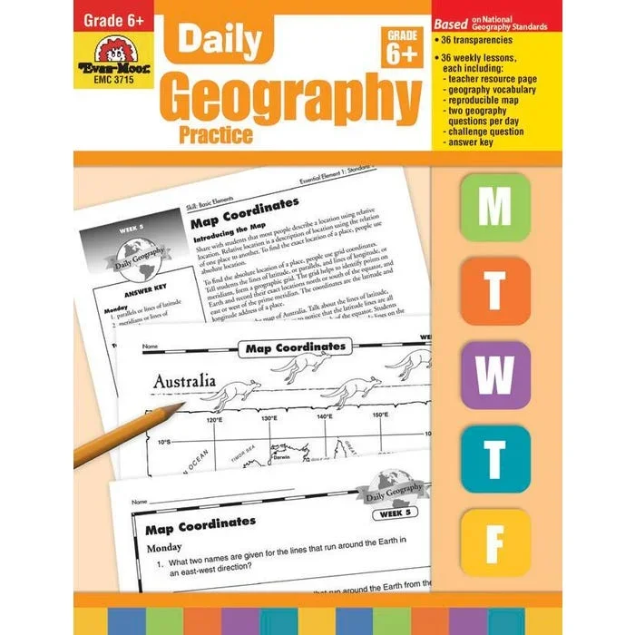 Evan-Moor Daily Geography Practice, Grade 6