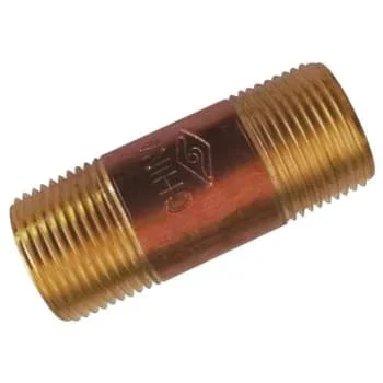 Everbilt 3/4 In. X 2-1/2 In. Brass Nipple (10-Pack)