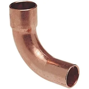 Everbilt 5/8 In. Wrot Copper 90-Degree Fitting X Cup Long-Radius Elbow