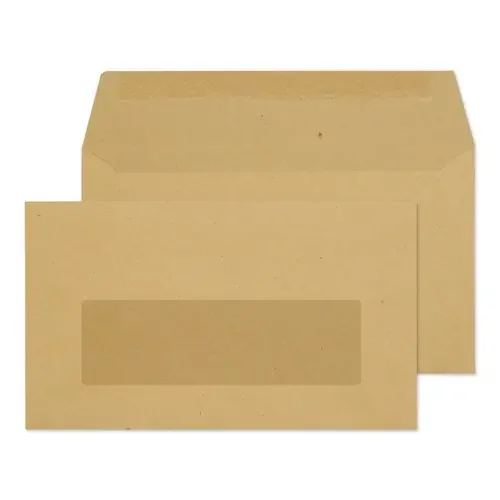 Everyday Manilla Window Gummed Wallet 89X152 70gsm PK1000