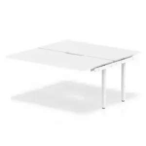 Evolve Plus 1600mm Back to Back Extension Kit White Top White Frame BE186
