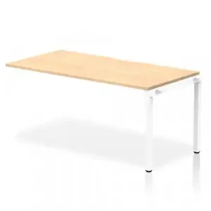 Evolve Plus 1600mm Single Row Extension Kit Maple Top White Frame BE309
