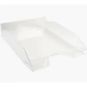 Exacompta ECOTRAY Letter Tray 345 x 255 x 65mm Clear – 12323D