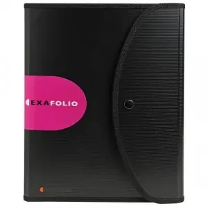 Exacompta Exactive Exafolder Conference Folder A4 Polypropylene Black – 55834E