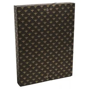 Exacompta Neo Deco Elasticated Box File A4 25mm Assorted Colours PK8 – 59350E