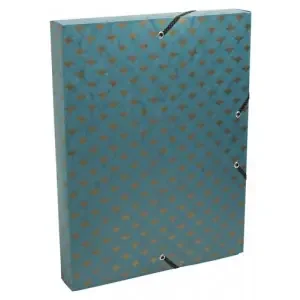 Exacompta Neo Deco Elasticated Box File A4 40mm Assorted Colours PK8 – 59450E