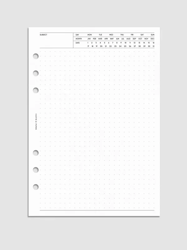 Executive Note Inserts | Dot Grid | 2nd Edition