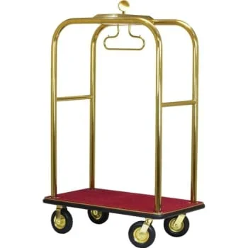 Executive Series Boardwalk Gold Tone Bellman’S Cart