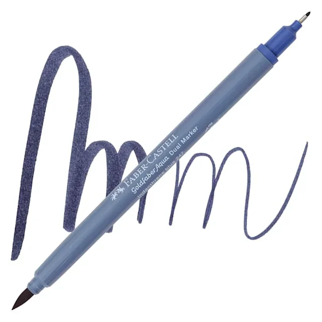 Faber-Castell Goldfaber Aqua Dual Marker – 247 Indanthrene Blue
