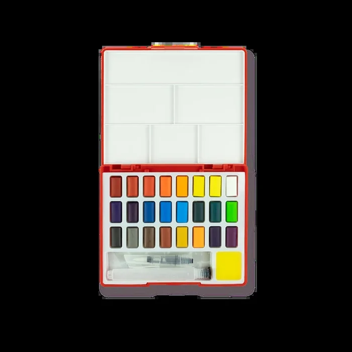 Faber-Castell Solid Watercolor Set 24-Color