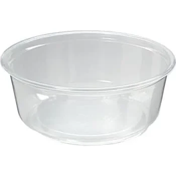 Fabri-Kal 8 Oz. Clear Container Deli Tub (500-Case)