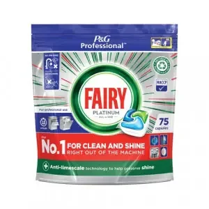 Fairy Platinum Dishwasher Tablets (Pack 75) 81448293
