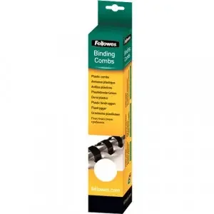 Fellowes 5330403 8mm White Comb 25pk