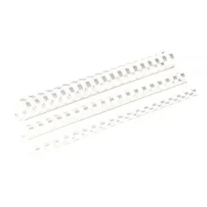 Fellowes 5348601 28mm White Plastic Comb