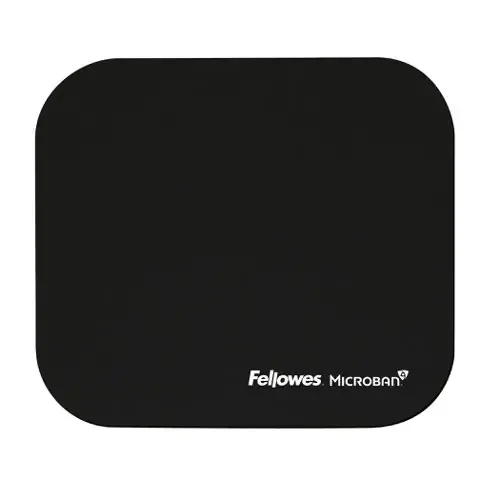 Fellowes Mouse Pad with Microban Protection Black – 5933907