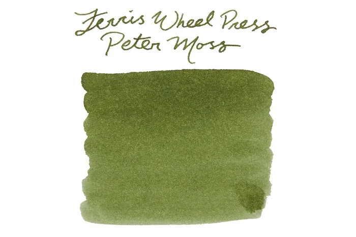 Ferris Wheel Press Peter Moss – Ink Sample