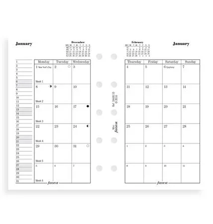 FILOFAX Mini Month On Two Pages 2026