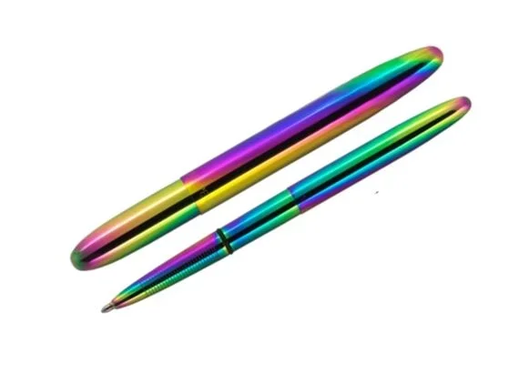 Fisher Rainbow Titanium Nitride Bullet Space Ballpoint Pen