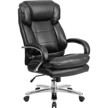 Flash Furniture Faux Leather Swivel Office Chair (Black)