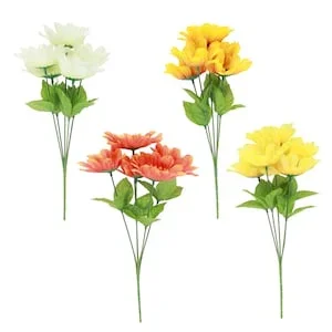 Floral Garden 4-Stem Sunflower Bushes, 13 in.