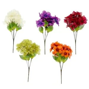 Floral Garden Artificial Hydrangea Floral Bush, 1-ct.