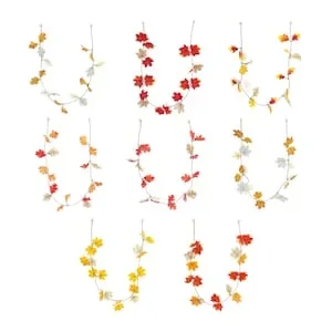 Floral Garden Artificial Maple or Oak Leaf Garland, 1 ct.
