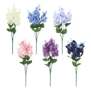 Floral Garden Lilac Artificial 5-Stem Bush, 1-ct.