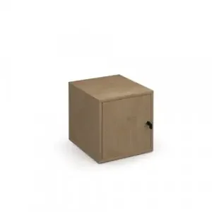 Flux modular storage single box locker – Kendal oak