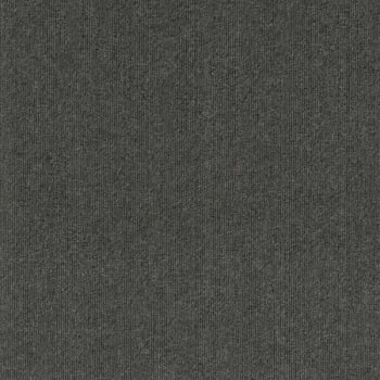 Foss Floors Premium Self-Stick Ridgeline Black Ice Carpet Tiles, Case Of 15