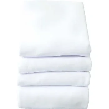 Foundations Safefit Portable Crib Sheets White Case Of 6