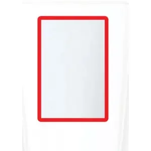 Frames4Docs Magnetic Display Frame A4 Red (Pack 10) MFD4R/10