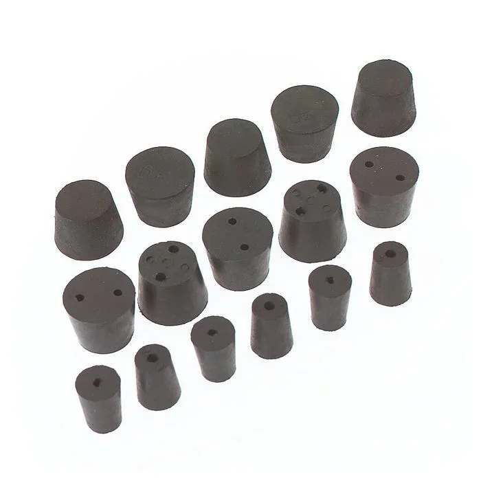 Frey Scientific Rubber Stoppers, 1 Hole, Size 0