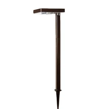 Gama Sonic Contemporary Square Solar Led Pathway Light, Bronze