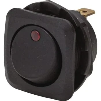 Gardner Bender Round On/Off Rocker Switch W/ Red LED