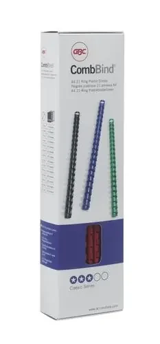 GBC Binding Comb A4 14mm Black (Pack 100) 4028178