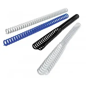 GBC ClickBind Ring Coils 34 Ring 8mm Frost Clear (Pack 50)